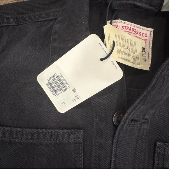 Levi's iconic jumpsuit - NWT SZ XS- black/charcoal - Picture 6 of 8